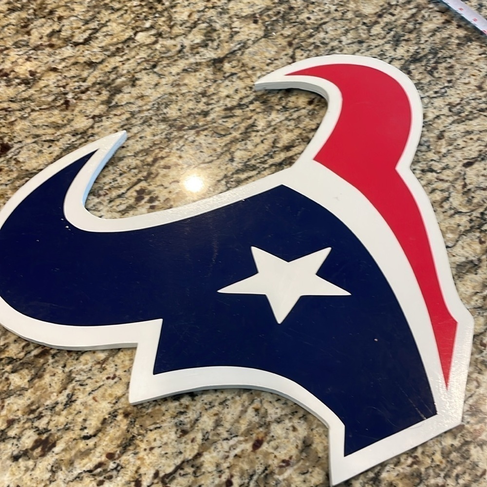 Houston Texans Logo Wooden Wall Decor - Picture 16 of 17